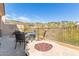 Comfortable patio seating with firepit, perfect for outdoor relaxation and enjoying scenic desert views at 9715 N Azure Ct # 4, Fountain Hills, AZ 85268