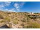 A stunning view of houses dotted around the desert hillside under a bright blue sky at 9715 N Azure Ct # 4, Fountain Hills, AZ 85268