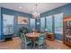 Dining room featuring a decorative chandelier and natural light at 13054 W Big Oak St, Peoria, AZ 85383