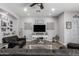 Cozy living room with comfortable seating, decorative accents, a ceiling fan, and a neutral color palette at 21717 W South Mountain Ave, Buckeye, AZ 85326