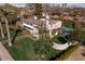 Aerial view of the estate showcasing lush landscaping, sprawling lawn, and an inviting pool area at 2233 N 9Th Ave, Phoenix, AZ 85007