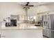 Modern kitchen featuring granite counters and stainless steel appliances at 3957 E Adobe St, Mesa, AZ 85205