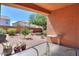 Backyard featuring landscaping and privacy fence at 43573 W Blazen Trl, Maricopa, AZ 85138