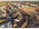 Bird's eye view of the home's fenced backyard, complemented by neighborhood charm at 6601 E Latham St, Scottsdale, AZ 85257