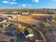 Aerial view showing backyard of home near schools and recreational fields at 6601 E Latham St, Scottsdale, AZ 85257