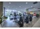 Well-equipped fitness center with modern cardio equipment, weights, and a view at 7120 E Kierland Blvd # 601, Scottsdale, AZ 85254