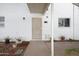 Exterior featuring a secure unit door with a decorative screen at 815 N Hayden Rd # B109, Scottsdale, AZ 85257