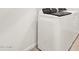 Modern white dryer in laundry room at 8555 W Trenton Ct, Florence, AZ 85132