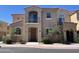 Charming two-story townhome with desert landscaping, balcony, and inviting front entrance at 1367 S Country Club Dr # 1315, Mesa, AZ 85210