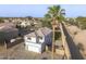 Aerial view of a well-maintained property with a neutral color palette at 1447 S Portland Ave, Gilbert, AZ 85296