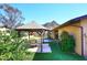 This backyard gazebo is a backyard highlight, with its view of the mountains and surrounding landscaping at 1920 E Manzanita Dr, Phoenix, AZ 85020