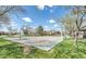 Community basketball court surrounded by green space, trees, and a covered picnic area at 1998 S Starling Dr, Gilbert, AZ 85295