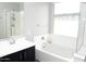 Bathroom featuring a shower, soaking tub, and vanity with modern fixtures at 20471 E Carriage Way, Queen Creek, AZ 85142
