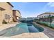 Outdoor pool includes a water slide at 21195 W Coronado Rd, Buckeye, AZ 85396