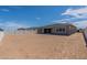 Expansive backyard features a blank slate, ready for a custom landscape design and outdoor living at 24066 S 218Th Pl, Queen Creek, AZ 85142