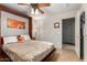 Cozy bedroom featuring a built-in murphy bed and neutral tones at 27406 N 22Nd Ln, Phoenix, AZ 85085