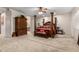 The main bedroom shows a large wardrobe with carpet and a view into the bathroom at 27406 N 22Nd Ln, Phoenix, AZ 85085