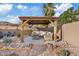 Inviting backyard gazebo featuring comfortable seating, perfect for outdoor relaxation at 2747 S Brooks --, Mesa, AZ 85202