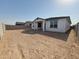 Large backyard with block wall, awaiting your landscape design at 3782 N Camden Dr, Florence, AZ 85132