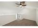 Second neutral bedroom with vaulted ceilings, carpet, and ceiling fan at 4901 S Calle Los Cerros Dr # 264, Tempe, AZ 85282