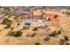 Expansive aerial view of the community park, featuring playgrounds and baseball fields at 5024 E Le Marche Ave, Scottsdale, AZ 85254