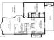 Detailed floor plan showing the layout of the living room, kitchen, bedrooms, and patio with dimensions at 6177 S Sawgrass Dr, Chandler, AZ 85249