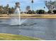 Beautiful pond with fountain, trees and green space at 7401 W Arrowhead Clubhouse Dr # 2079, Glendale, AZ 85308