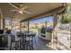 Inviting backyard featuring a pool and an outdoor kitchen at 8984 E Sutton Dr, Scottsdale, AZ 85260