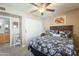 Inviting bedroom featuring a large closet for ample storage at 8984 E Sutton Dr, Scottsdale, AZ 85260