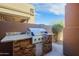 Built-in outdoor grill and countertop, perfect for entertaining at 9576 E Kiisa Dr, Scottsdale, AZ 85262