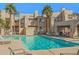 Sparkling community pool offers shaded seating, lounge chairs, and a refreshing escape for residents at 11333 N 92Nd St # 2072, Scottsdale, AZ 85260
