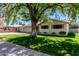 A well maintained single-story home with lush green lawn and mature trees at 1649 E Dana Ave, Mesa, AZ 85204