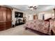 Main bedroom features stylish decor, a comfortable bed, and ample closet space at 19221 N Toya St, Maricopa, AZ 85138