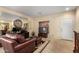 Comfortable office with desk area, leather seating, and natural light at 19221 N Toya St, Maricopa, AZ 85138