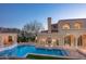Stunning backyard pool with a detached guest house and immaculate landscaping at 20715 N 103Rd Pl, Scottsdale, AZ 85255