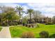 Well-manicured community landscaping and walking path for residents to enjoy at 21320 N 56Th St # 1085, Phoenix, AZ 85054