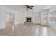 Bright living room featuring a fireplace and plenty of natural light at 21320 N 56Th St # 1085, Phoenix, AZ 85054