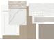 Selection of stylish home design materials, including flooring, quartz countertop, and neutral-toned carpet at 3273 W Storm Cloud St, San Tan Valley, AZ 85144