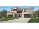 Stunning modern two-story home with unique architecture, beautiful landscaping, and a spacious driveway at 3307 W Storm Cloud St, San Tan Valley, AZ 85144