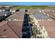 Expansive aerial view of a meticulously planned residential neighborhood highlighting the organized layout and community design at 4100 S Pinelake Way # 143, Chandler, AZ 85249