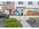 Private backyard with a patio, white fence, and lush landscaping at 4100 S Pinelake Way # 143, Chandler, AZ 85249