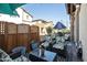 Cozy patio area with comfortable seating, perfect for outdoor relaxation at 4100 S Pinelake Way # 143, Chandler, AZ 85249