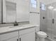 Modern bathroom with walk-in shower at 4210 E Desert Vista Trl, Cave Creek, AZ 85331