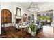 Bright and airy living space showcasing an open floor plan, fireplace, and seamless indoor-outdoor flow at 6640 E Kasba Cir, Paradise Valley, AZ 85253