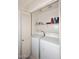A conveniently located laundry area with a washer and dryer, maximizing space efficiency in the home at 6730 E Hermosa Vista Dr # 20, Mesa, AZ 85215