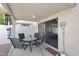 Covered patio featuring a cozy seating area, providing a relaxing outdoor space for entertaining or enjoying quiet moments at 6730 E Hermosa Vista Dr # 20, Mesa, AZ 85215