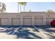 Assigned covered garage parking for residents in a secure building at The Plaza Residences at 7009 E Acoma Dr # 1113, Scottsdale, AZ 85254