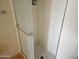 Close up on the shower, ready to be remodeled at 7940 E Camelback Rd # 712, Scottsdale, AZ 85251