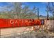 Community signage for The Gateway to McDowell Sonoran Preserve surrounded by desert landscape at 9901 E Bahia Dr, Scottsdale, AZ 85260