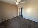 Bedroom with carpet floors and closet at 17345 N Costa Brava Ave, Maricopa, AZ 85139